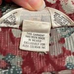 Vintage Alex Colman Sportswear Set: Floral Blouse & Scarf Red Size XL Photo 5