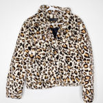 BLANK NYC  faux fur cheetah leopard print jacket size small Photo 0