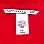 Victoria's Secret  Red Satin Rhinestone Romper 1 Piece Pajamas Shorts Size Large Photo 4