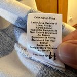 Talbots Horizontal Blue White Stripe Open Front Long Cardigan Sweater Petite P Photo 6