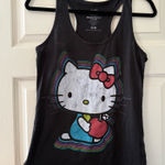 Sanrio Y2K  Hello Kitty Apple Black Tank Top Photo 0