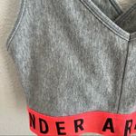 Under Armour Gray Cotton Feel Pull On Sports Bra Double Layer Small Photo 2