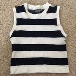 Eye Candy Costal Navy Striped Tank Top Photo 1