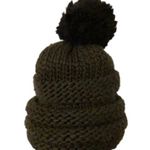 𝅺Faux Zenzi Knit Pom Pom Hat Gray Photo 0