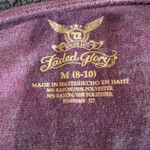Faded Glory  size medium purple v neck top Photo 4