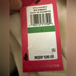 Vince Camuto NWT ‎ New Romantic Feather Trim Beige Midi Straight Skirt Size L Photo 9