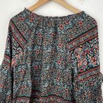 American Eagle  Floral Print Peasant Boho Women's Top size Large Photo 6