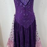 Martin McCrea Purple and Pink Quinceanera Princess Prom Dress HEAVY 6/8 Size M Photo 0