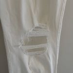 Hollister NWT  White Distressed Ultra High Rise Dad Jeans Sz 33  Photo 3