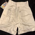 Jordache Vtg 90’s  high waist paper bag khaki shorts sz 11/12 NWT Photo 3