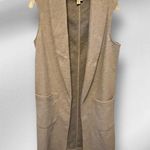 Joie ‎ Thick Long Cardigan Vest Photo 0