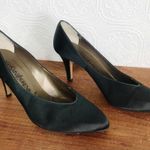 YSL YVES SAINT LAURENT Vintage 90s Satin Stiletto Pumps Photo 11