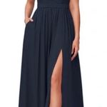 Azazie Bridesmaid Dress  Blue Photo 0