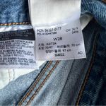 Levi's  501 Womens Cut Off Button Fly High Rise Jean Shorts Distressed Size 28 Photo 8