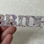 White Sparkle Bride Dangle Earrings Photo 2