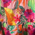 SheIn NWT  Vacay Multicolored Floral Cut Out Puff Sleeves Maxi Dress S/US 4/EU 36 Photo 6