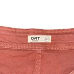 OAT New York High Rise Wide Leg Jeans Dusty Rose Raw Hem Women’s 12 / 31 Pink Photo 6