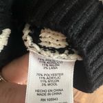 Catherine Malandrino  Black and White Crew Neck Sweater Photo 2