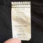 Elan Black Gauze Deep V-neck Back Swim Cover Up Dress, Sz Small Photo 10