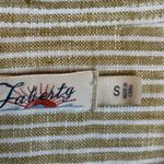 Faherty  Dress Women's Size Small Linen Laguna Maxi Stripes Tax White Photo 3