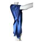 Victoria's Secret Gold Label  small satin royal blue nightgown slip dress Photo 6