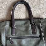Tumi Beacon Hill Leather Laptop $495 Tote Bag Green Brown Unisex Photo 2