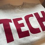 Virginia Tech inspired Crewneck White Size L Photo 1