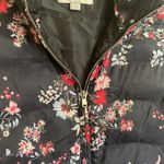 Loft  Floral Puffer Vest Women’s Size XS Photo 4