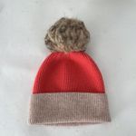 Anthropologie Norla Canada Pom Pom knit hat Pink Photo 2