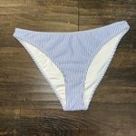 Topshop NWOT  Textured Stripe Bikini Bottom Photo 1