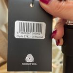 NWT Mackie Scotland Wool Scarf Driftwood Camel Rib Knit Winter Classic Photo 4