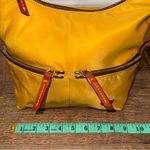 Dooney & Bourke Yellow and Brown Shoulder Bag Photo 6