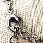 Guess Gunmetal Mesh & Beaded Choker Necklace | Pink Purple Seed Beads Statement Photo 4