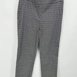 Hilary Radley Pants Women SMALL Black Plaid Printed Pull On Polyester Blend Photo 0