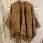 Abercrombie & Fitch Plaid Poncho Photo 0