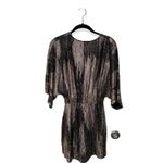 Charlotte Russe SZ XS gold metallic elegant romper Photo 2