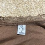 Zumiez Zine Hallie Brown Lace Crop Tank Top Photo 6