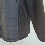 New Balance  womens Size XL Quilted Fleece Running Jacket Black Zip Side Pockets Photo 6