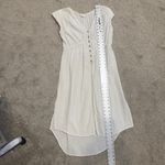 Anthropologie by  M braided button front split hem swim beach cover up SW2 3110 Photo 5