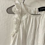 The Kooples  Rent the Runway White Ruffle Heart Embroidered Ruffle Sleeveless Dress 1 Photo 6