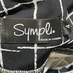 Sympli Stretch Pant Black White Grid Size 4 Pull Photo 2