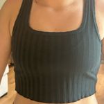 Aerie  OFFLINE by Crop Top Black Tank Photo 2
