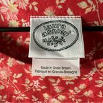 Laura Ashley Vintage 90s Red floral cottagecore dress Size 4 Pockets Prairie Photo 4