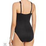 Magicsuit Bonnie Black Faux Leather One Piece Swimsuit Size 6 Photo 7