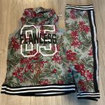 Floral Matching Hoodie Outfit | XL | Stylish & Comfortable Purple Photo 0