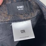 EXPRESS Black & Gold Foil Snakeskin Print Skinny Jeans Photo 5