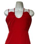 NBD Red Halter Cocktail Mini Dress Size M Sleeveless Party Clubwear Photo 1