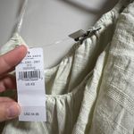 American Eagle  Outfitters Cream Ruffle One-Shoulder Tank Top Photo 3