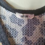 First Love 𝅺Waffle Leopard Cold Shoulder Cutout Self Tie Dolman Flutter Sleeves Brown top Photo 3