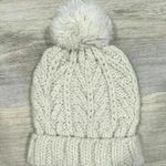 American Eagle  Outfitters Chunky Knit Winter Hat Pompom Beanie Acrylic One Size Photo 5